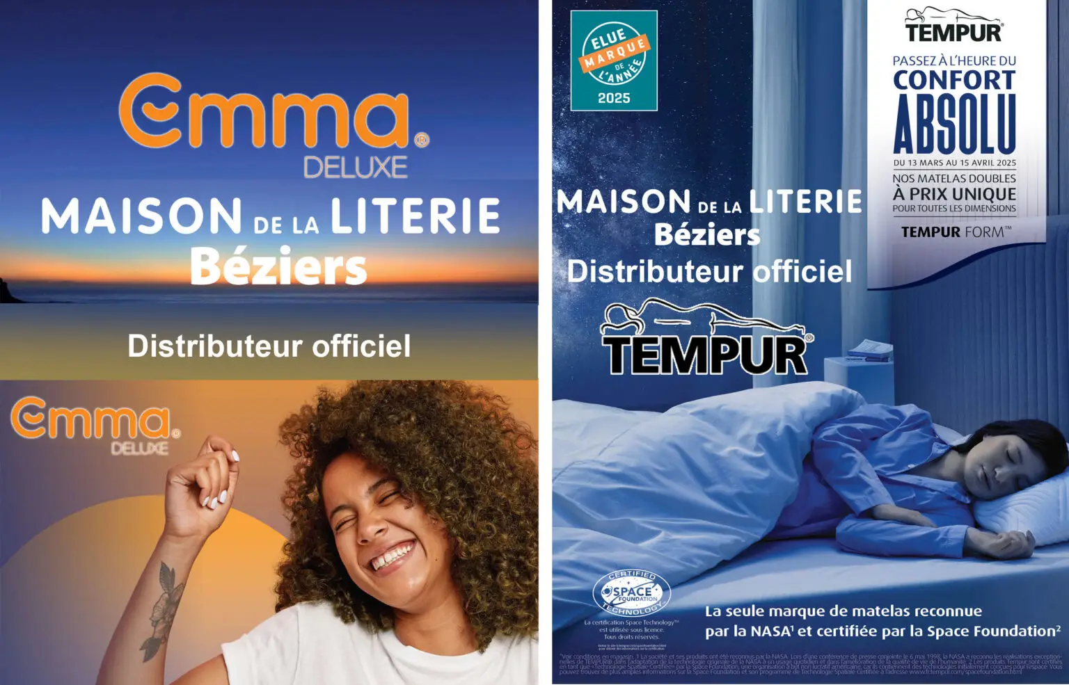 Slider EMMA TEMPUR décembre 2025